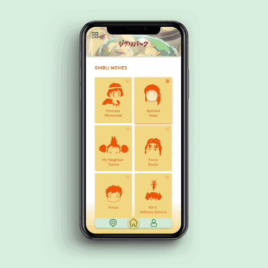 Park Ghibli ✦ Application fictive